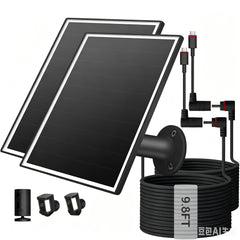 VERVERAY 6W Solar Panel for Ring Camera front view