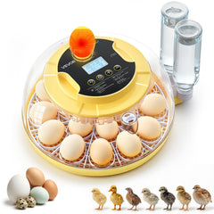 VEVOR 18 Egg Incubator front view with clear window