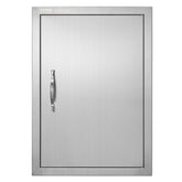 VEVOR BBQ Access Door stainless steel front view
