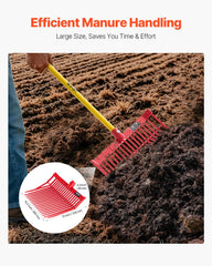 VEVOR manure fork heads, side view showing tines
