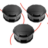 VIABRICO 3 Pack String Trimmer Head front view, black