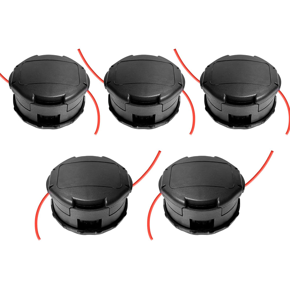 VIABRICO Trimmer Head 5 Pack front view showing black design
