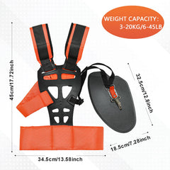 VIABRICO Trimmer Shoulder Strap adjustable harness side view