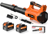VIBOGEN Electric Leaf Blower cordless orange model front view