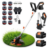 VIBOGEN Electric String Trimmer front view with black and orange finish