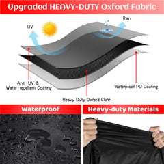 VIBOOS grill cover with adjustable hooks