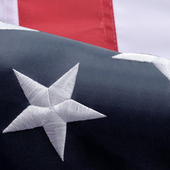 VICDRIA American Flag 4x6 ft front view with embroidered stars