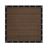 VICLLAX 10' x 10' Sun Shade Cloth in Mocha - Front view