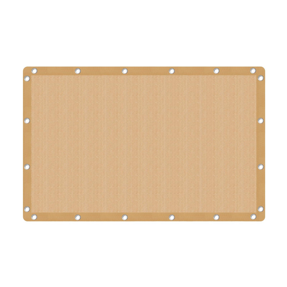 VICLLAX 90% Shade Fabric front view in Wheat colour