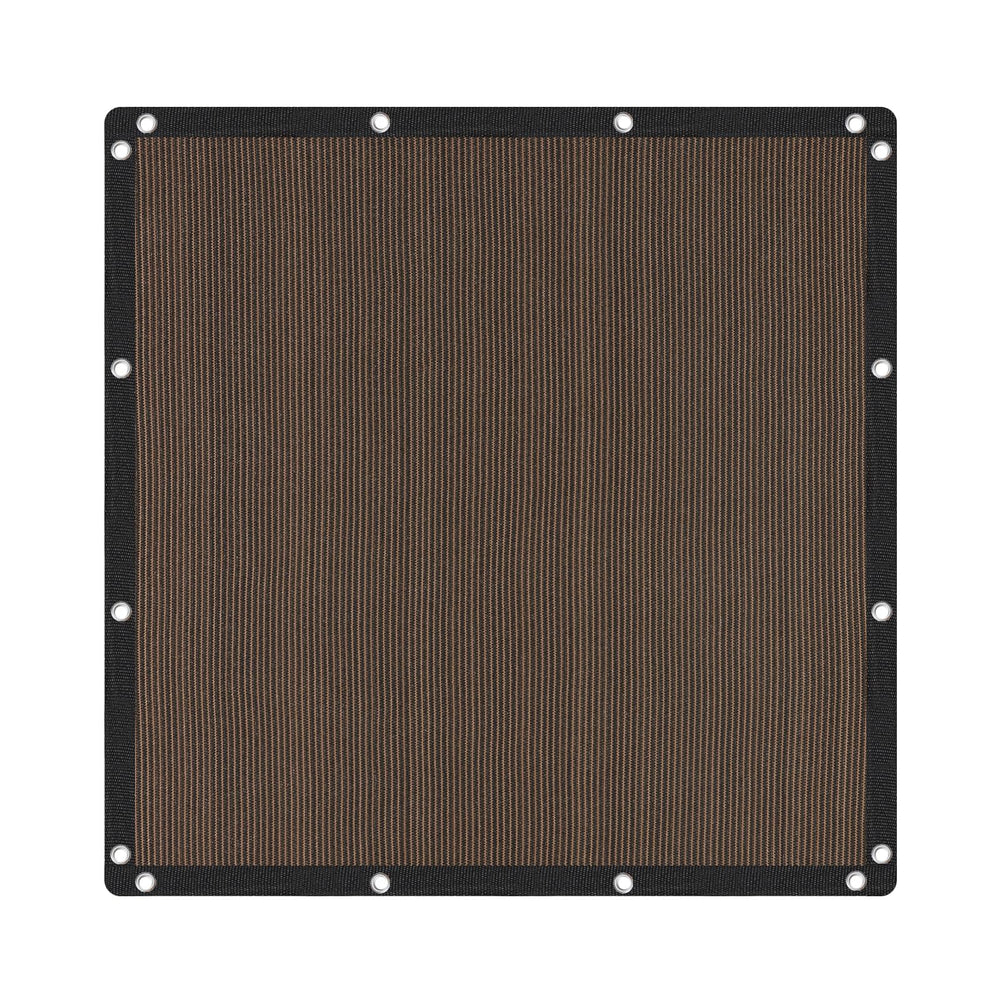 VICLLAX 90% Shade Fabric Sun Shade Cloth 6x6 FT in Mocha colour