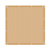 VICLLAX 90% Shade Fabric Sun Shade Cloth 6x6 FT in Wheat front view