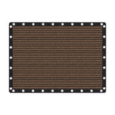 VICLLAX 90% Sun Shade Cloth 10' x 14' mocha front view