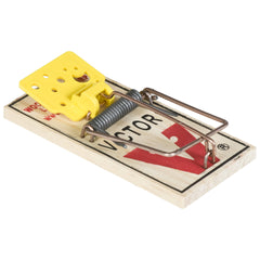 Victor Easy Set Mouse Trap 4 Pack wooden traps front view