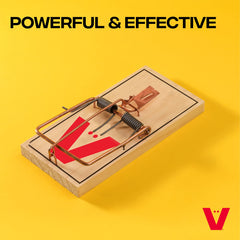 Victor mouse trap showing precision trigger mechanism