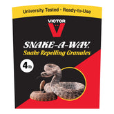Victor Snake-A-Way Outdoor Snake Repellent Granules 4 lb Bag front view