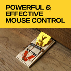 Victor Wide Pedal Mouse Trap showing precision trigger mechanism