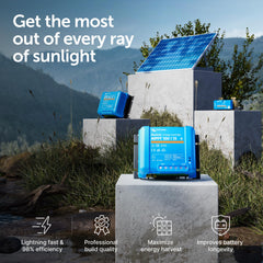 Victron Energy BlueSolar MPPT Solar Charge Controller side view
