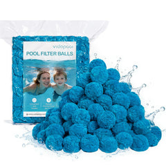 Vidapool 4.6 lbs pool filter balls front view