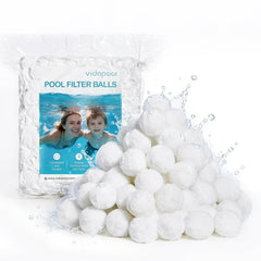Vidapool 4.6 lbs pool filter balls front view