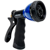 VIKING Garden Hose Nozzle front view with 8 spray pattern selector