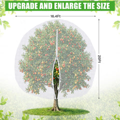 Vincreem Large Fruit Tree Netting zipper detail