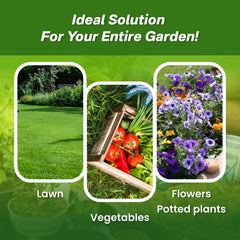 VIRESTA Soil Activator 13.8oz in a garden setting with plants