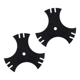 VIRTIONZ 2Pack Edger Blade 9'' front view with center hole