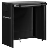 VIVOHOME 3ft black log rack cover front view