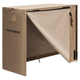 VIVOHOME 4ft waterproof firewood log rack cover in brown