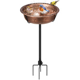 VIVOHOME Bird Bath front view with bronze finish