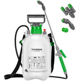 VIVOSUN 1 Gal Pump Sprayer front view with translucent body