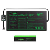 VIVOSUN 10x20.75 Seedling Heat Mat with dual digital display