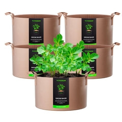 VIVOSUN 15 Gallon Fabric Grow Bag with handle front view