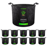 VIVOSUN 15 Gallon Plant Grow Bag front view with heavy-duty handles
