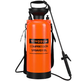 VIVOSUN 2-Gallon Pump Pressure Sprayer front view, orange color