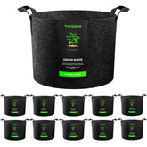 VIVOSUN 20 Gallon Grow Bag front view with reinforced handles