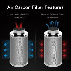 VIVOSUN 4-inch Carbon Filter includes belts for assembly