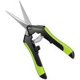 VIVOSUN 6.5 Inch Gardening Scissors front view with stainless steel blades