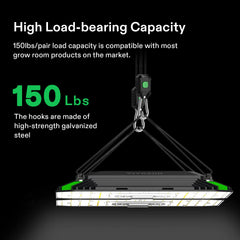 VIVOSUN adjustable hanger with solid braided polypropylene rope