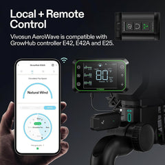 VIVOSUN AeroWave E6 Gen2 Clip Fan with oscillation feature