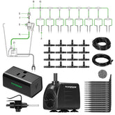 VIVOSUN Automatic Drip Irrigation Kit components layout