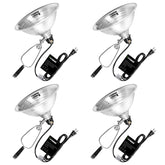 VIVOSUN Clamp Lamp Light front view with removable aluminum reflector