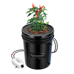 VIVOSUN Hydroponics Grow System 1 Bucket with Top Drip Kit
