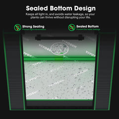 VIVOSUN Small Grow Tent showing SBS zippers