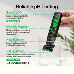 VIVOSUN Soil Meter showing pH measurement in use