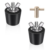 Vizava 1 inch rubber pool winter plug with T-handle