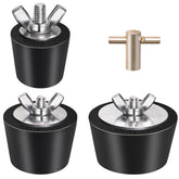 Vizava 3 Pack Rubber Pool Winter Plugs with T-Handle