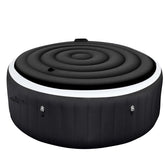 VniYors 5.4FT inflatable hot tub cover black front view