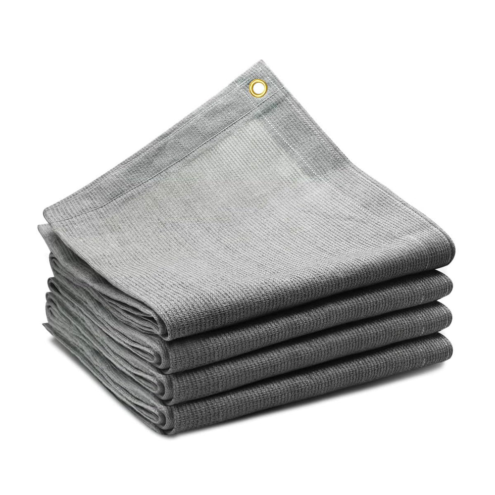 Vocray 10X15 FT Shade Cloth gray front view