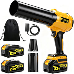 Vopot Cordless Leaf Blower front view with LED light